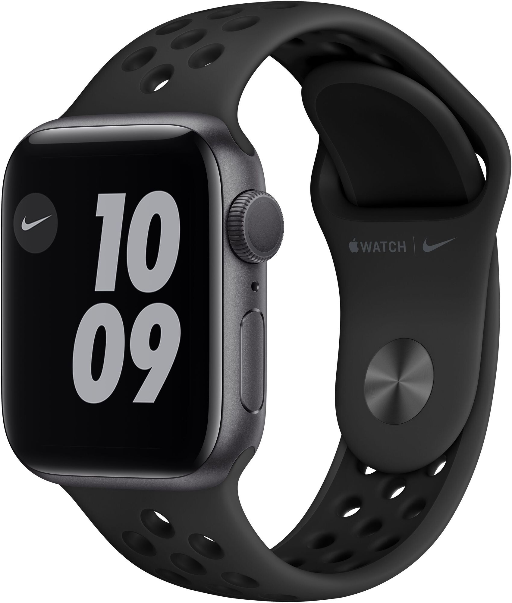 Смарт-часы Apple Watch Series 6 Nike 40mm серый с черным ремешком