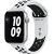 Смарт-часы Apple Watch Series 6 Nike 44mm серебристый с белым ремешком