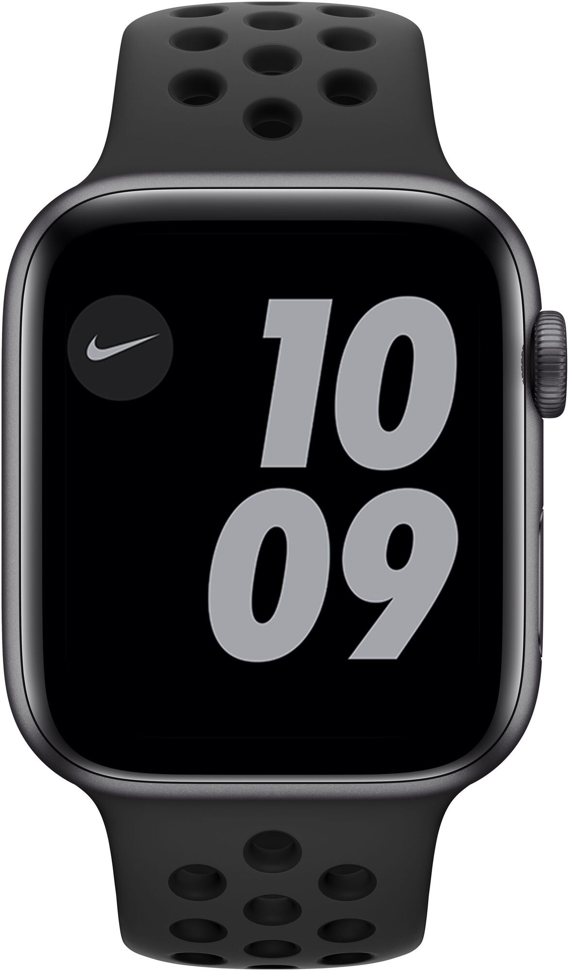 Смарт-часы Apple Watch Series 6 Nike 44mm серый с черным ремешком