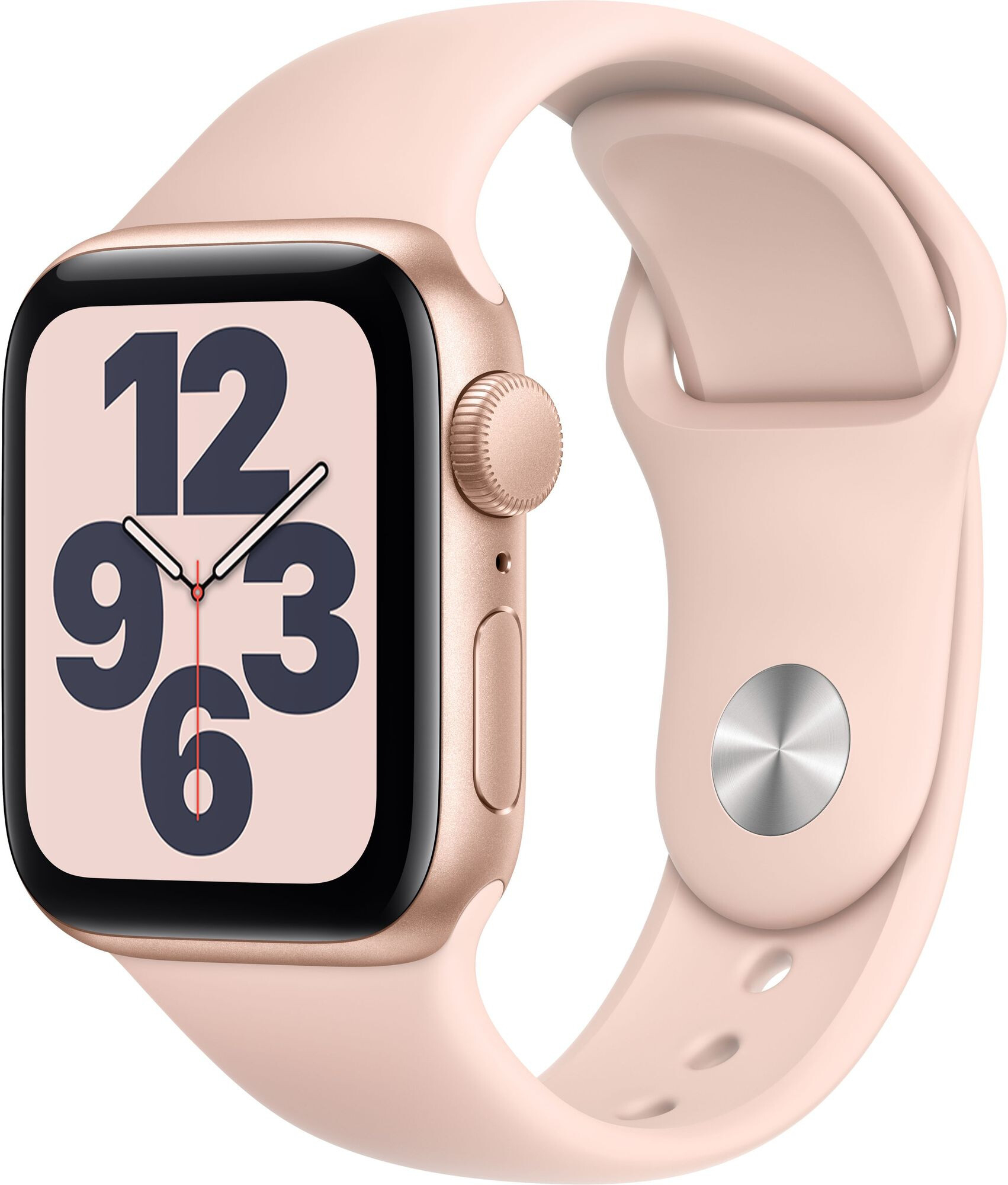 Смарт-часы Apple Watch SE 40mm золотистый с розовым ремешком