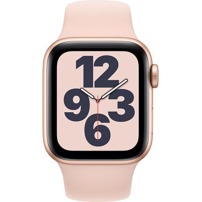 Смарт-часы Apple Watch SE 40mm золотистый с розовым ремешком