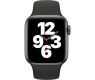 Смарт-часы Apple Watch SE 40mm серый с черным ремешком