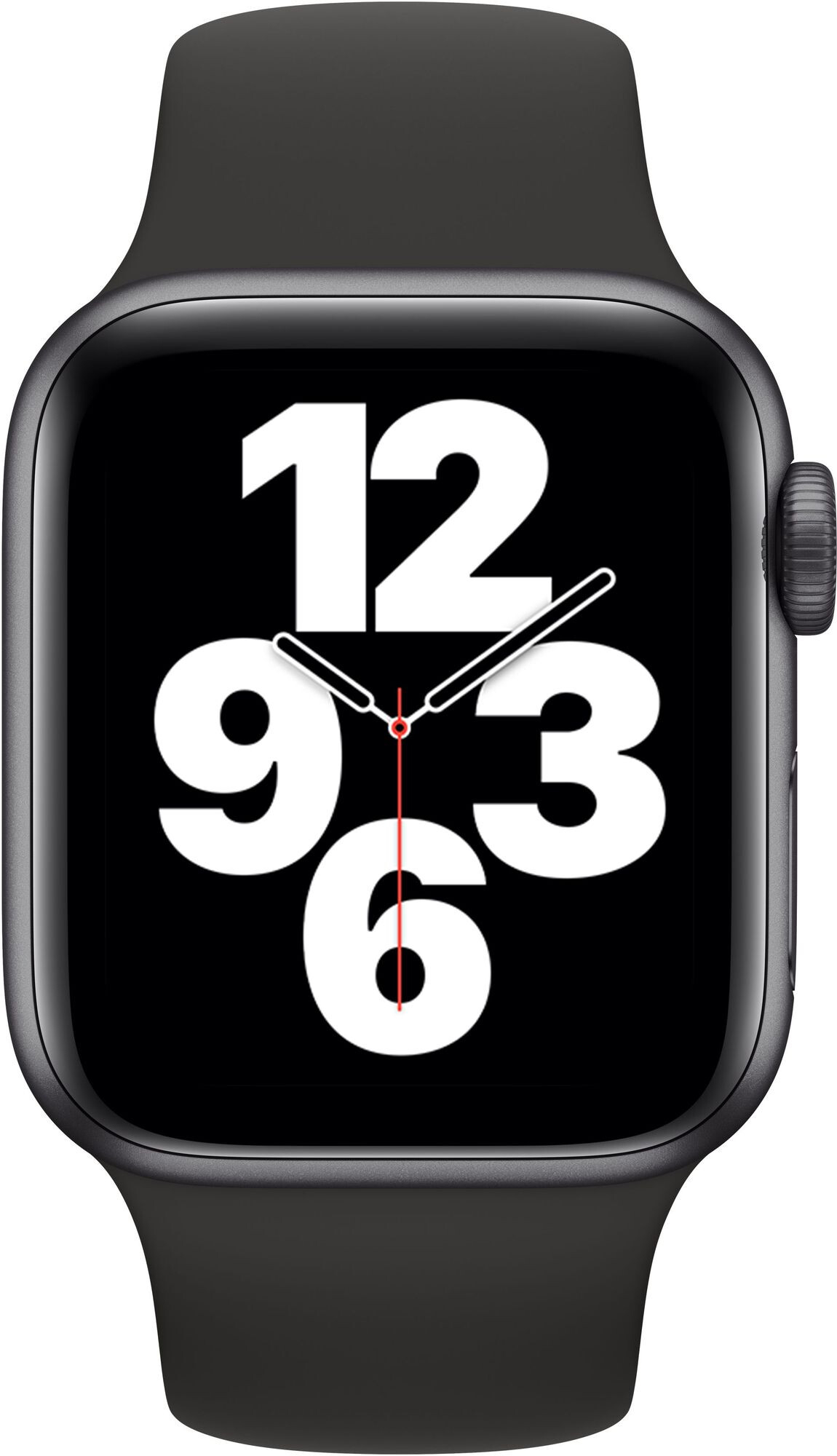 Смарт-часы Apple Watch SE 40mm серый с черным ремешком ЕСТ