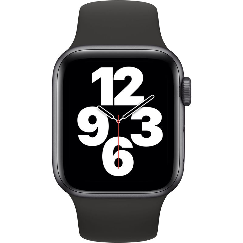 Смарт-часы Apple Watch SE 40mm серый с черным ремешком ЕСТ