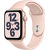 Смарт-часы Apple Watch SE 44mm золотистый с розовым ремешком