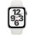 Смарт-часы Apple Watch SE 44mm серебристый с белым ремешком