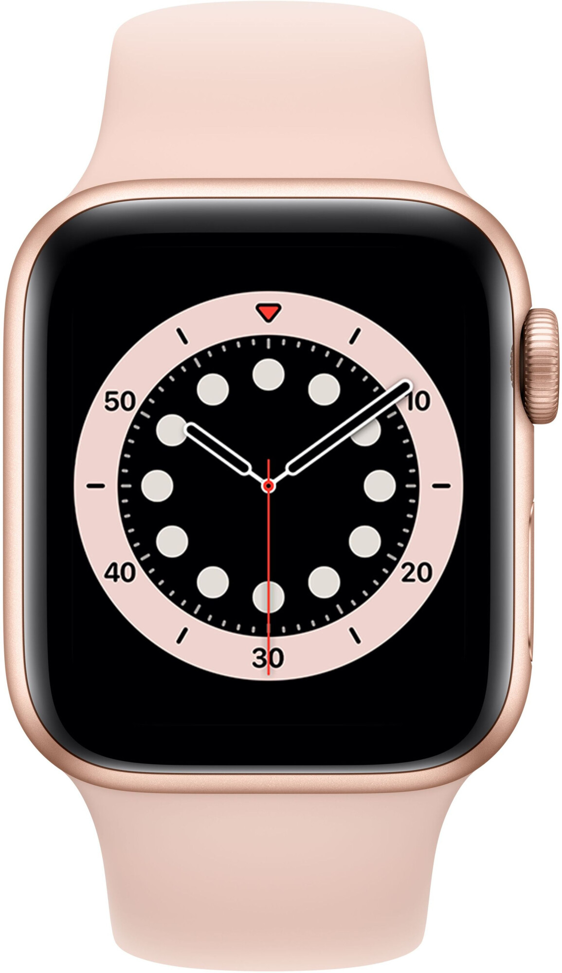 Смарт-часы Apple Watch Series 6 40mm золотистый с розовым ремешком