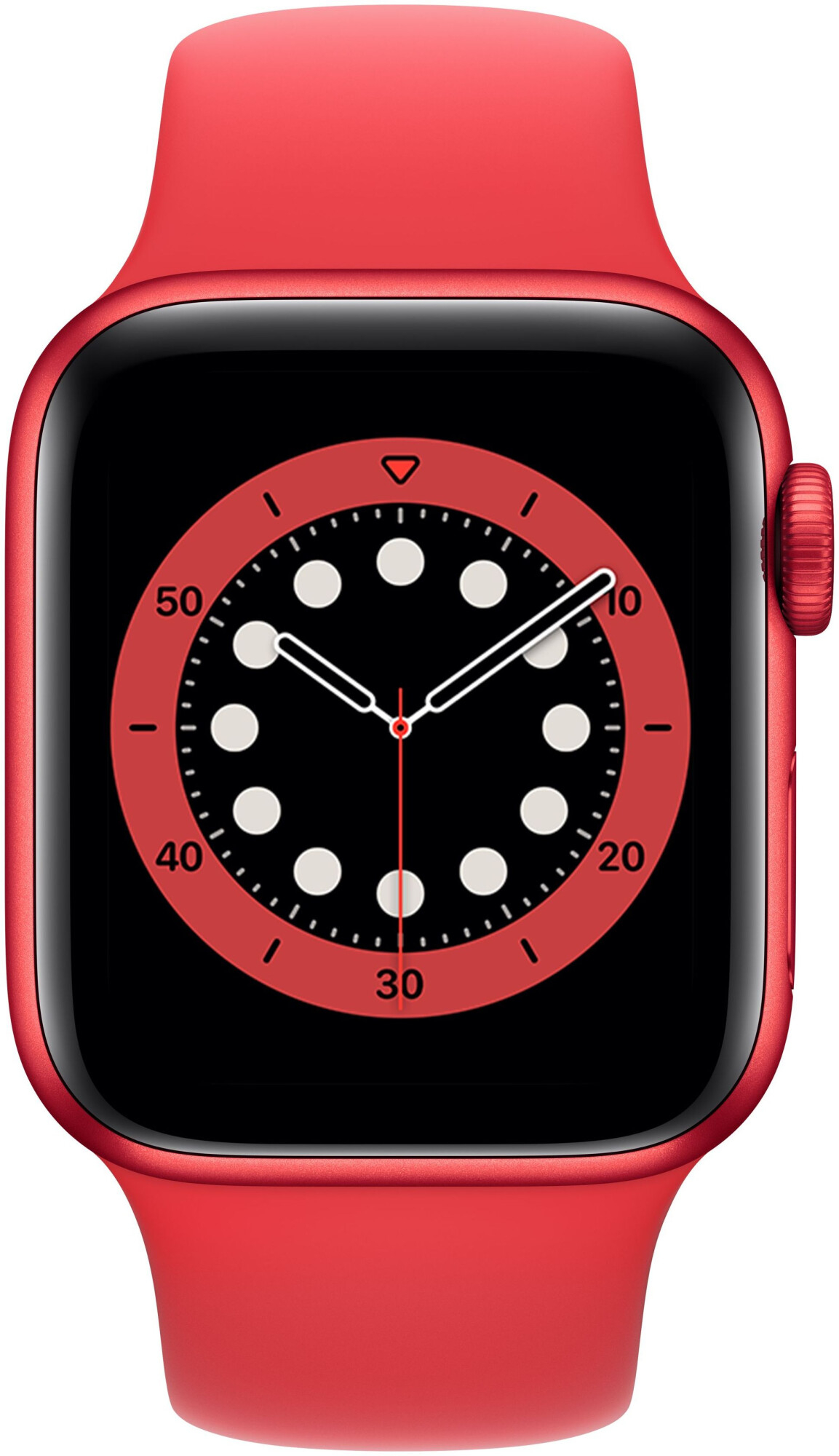 Смарт-часы Apple Watch Series 6 40mm красный с красным ремешком
