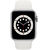Смарт-часы Apple Watch Series 6 40mm серебристый с белым ремешком