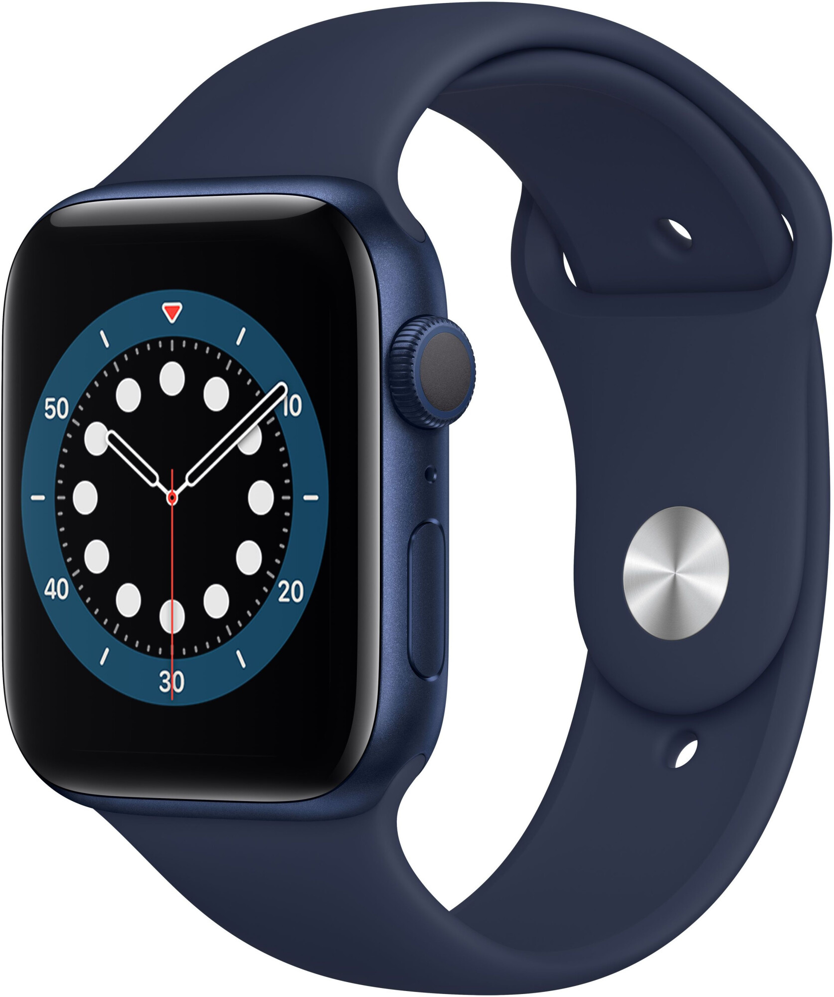 Смарт-часы Apple Watch Series 6 44mm синий с синим ремешком