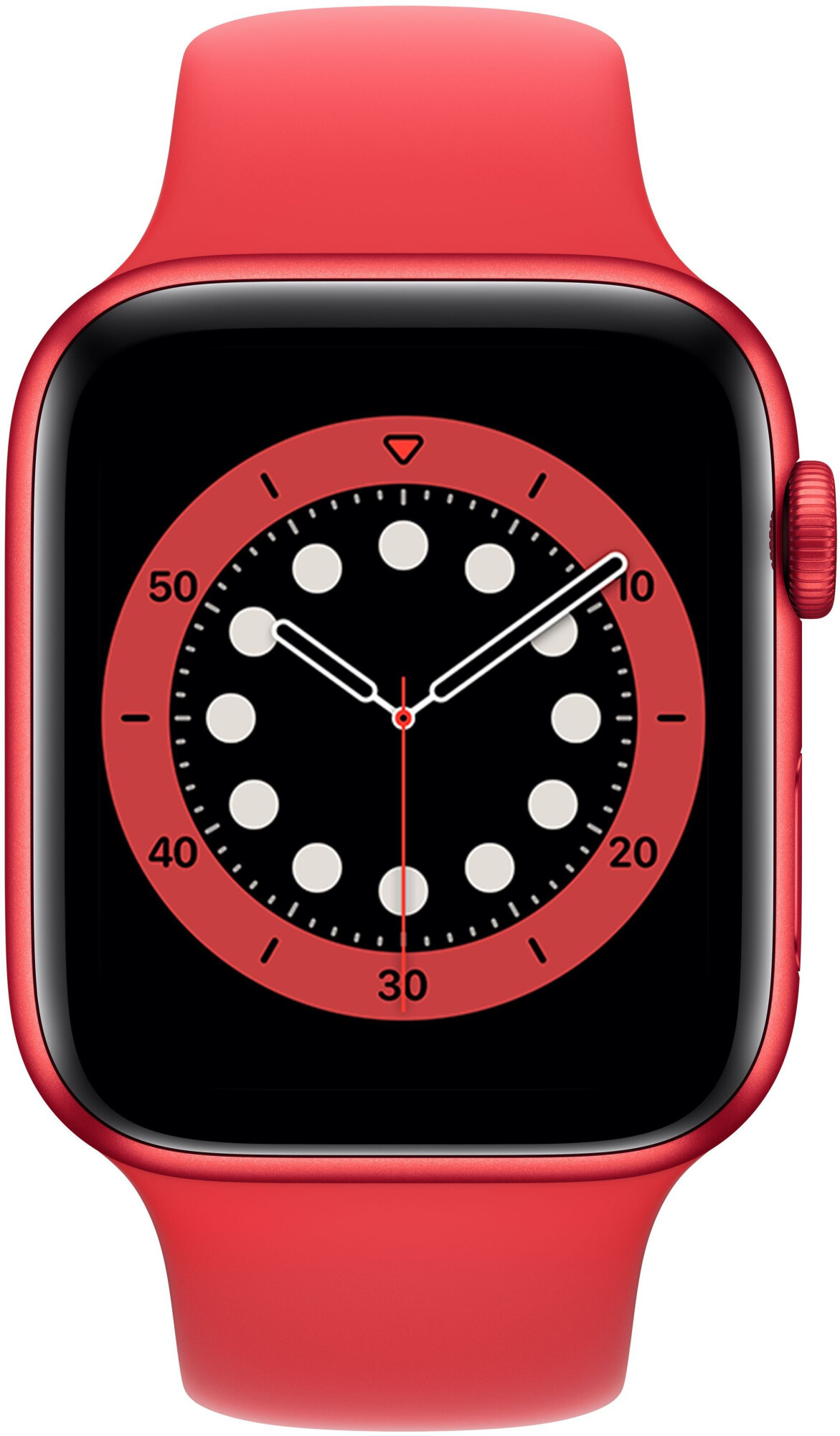 Смарт-часы Apple Watch Series 6 44mm красный с красным ремешком