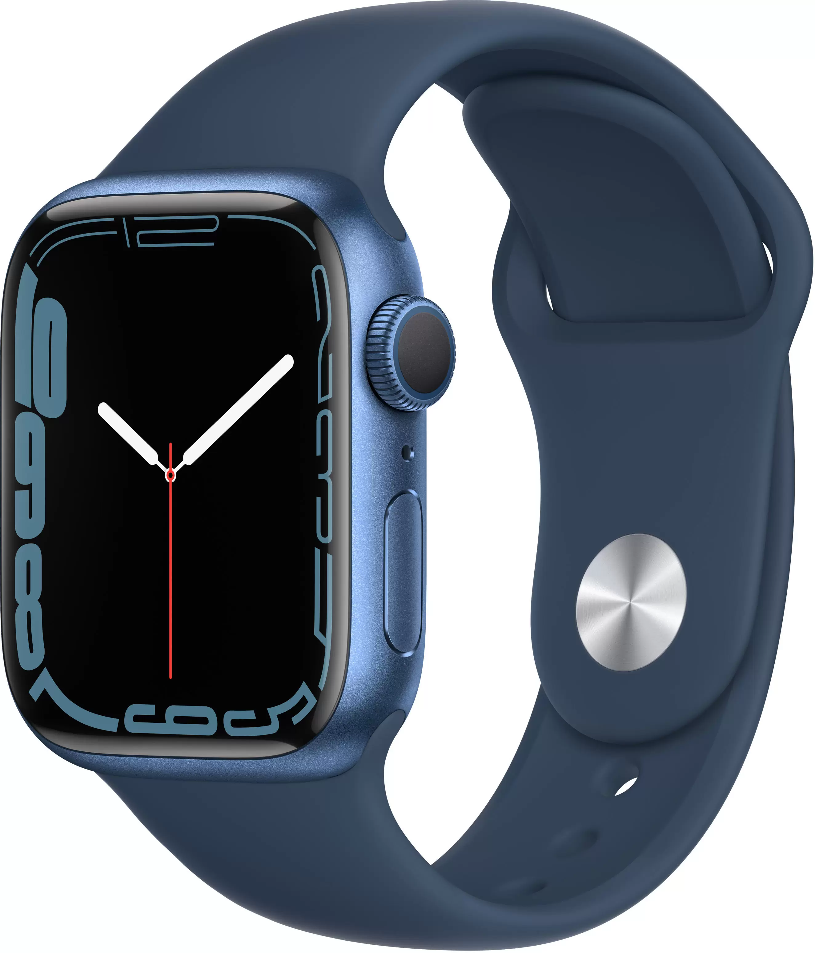 Смарт-часы Apple Watch Series 7 41mm синий с синим ремешком ЕСТ
