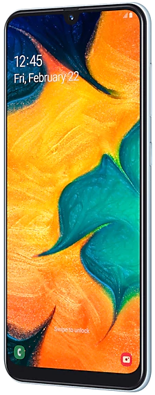 Смартфон Samsung Galaxy A30 3/32 ГБ белый