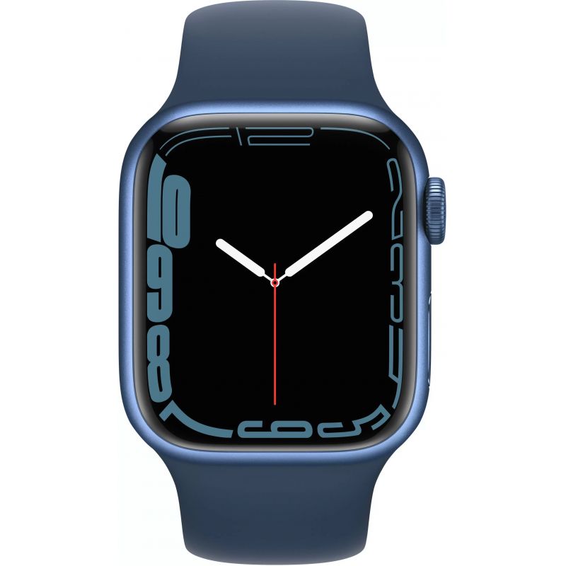 Смарт-часы Apple Watch Series 7 41mm синий с синим ремешком