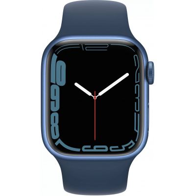 Смарт-часы Apple Watch Series 7 41mm синий с синим ремешком ЕСТ