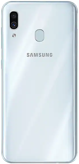 Смартфон Samsung Galaxy A30 3/32 ГБ белый