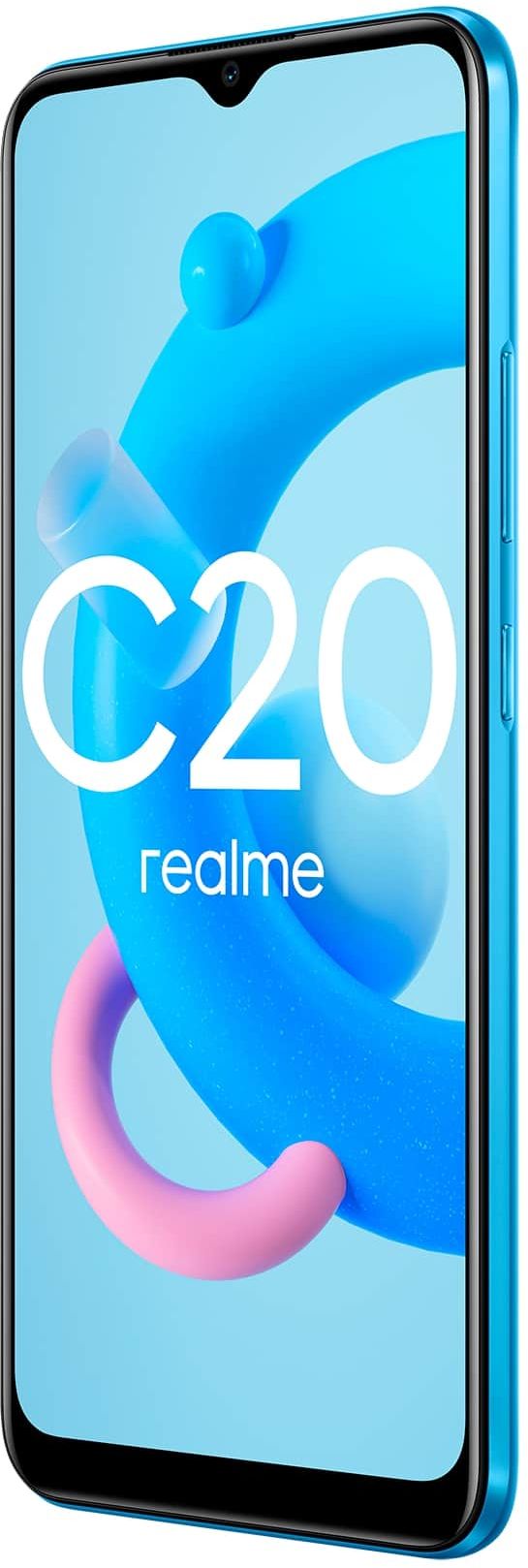 Смартфон realme C20 2/32 ГБ голубой