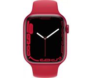 Смарт-часы Apple Watch Series 7 45mm красный с красным ремешком