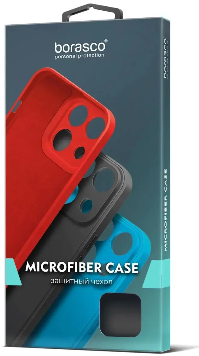 Чехол для смартфона BoraSCO Microfiber Case матовый для Apple iPhone 14 plus синий