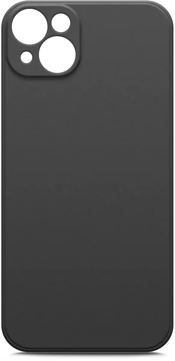 Чехол для смартфона BoraSCO Microfiber Case матовый для Apple iPhone 14 черный