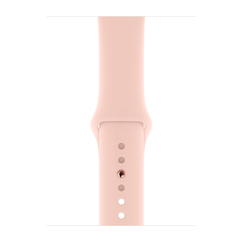 Смарт-часы Apple Watch Series 4 40mm золотистый с розовым ремешком 