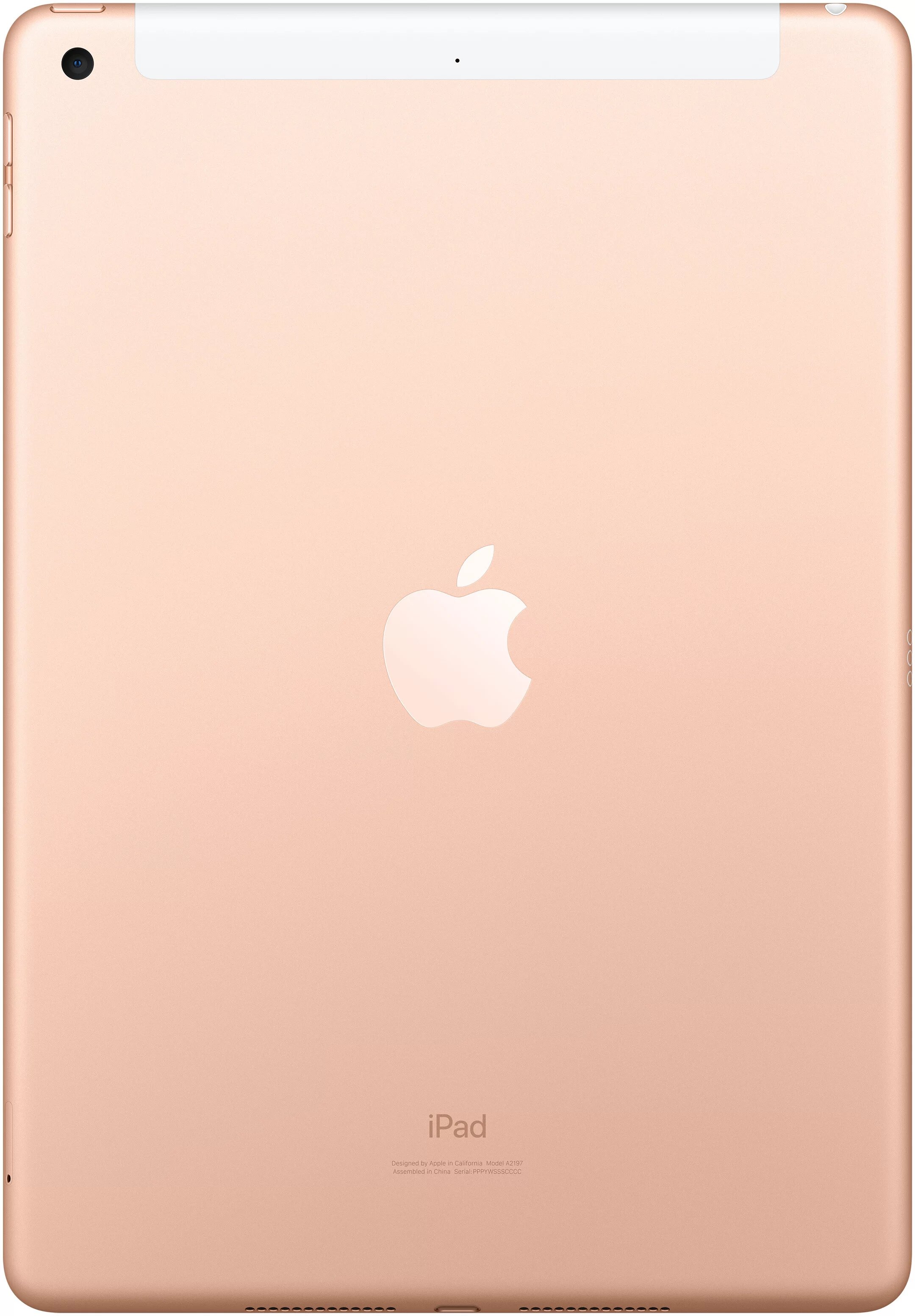 10.2" Планшет Apple iPad 2019 128 ГБ Wi-Fi + Cellular золотистый