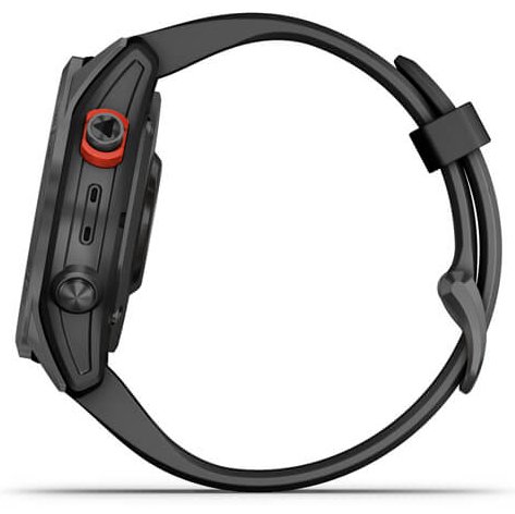 Смарт-часы Garmin Fenix 7S Solar серый с серым ремешком