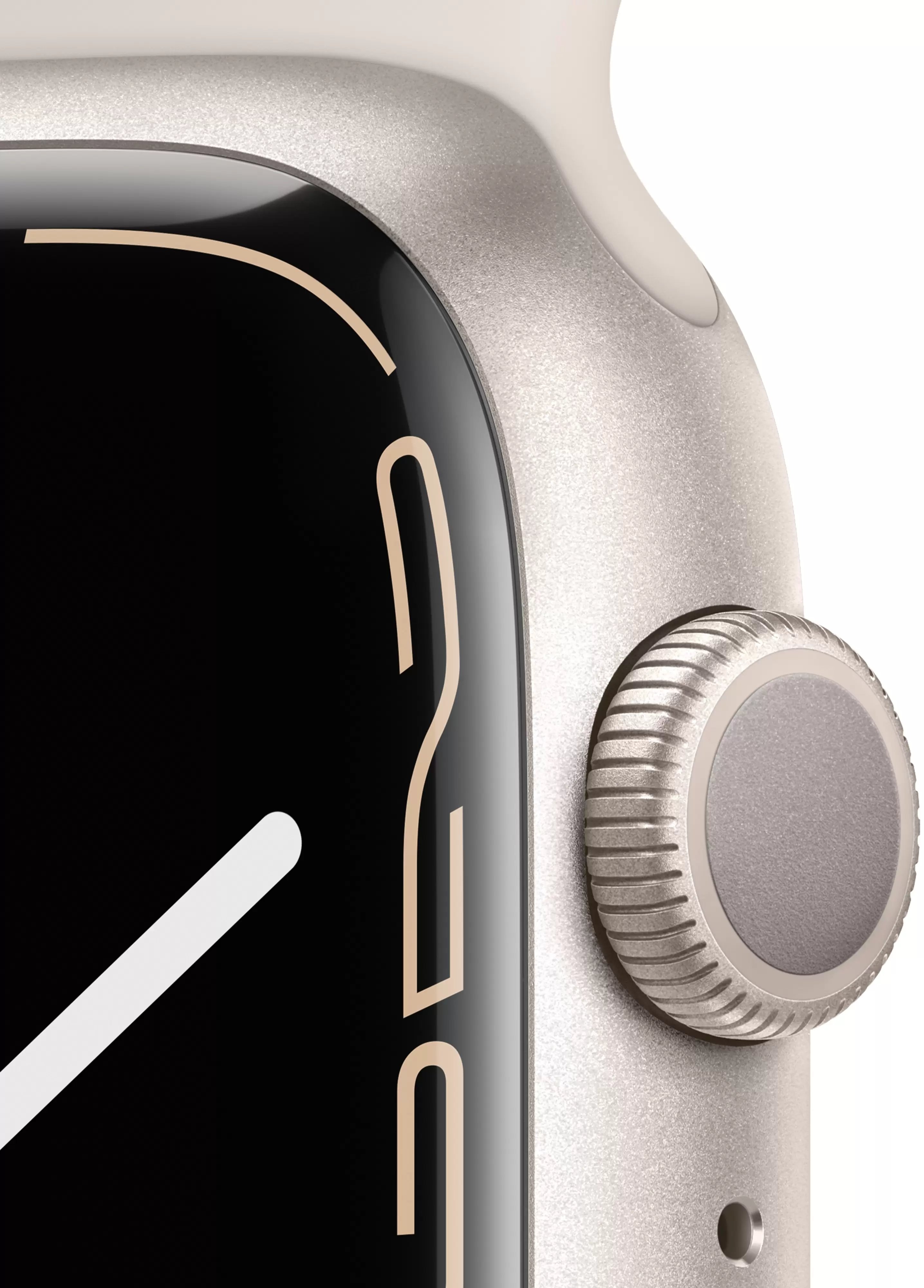Смарт-часы Apple Watch Series 7 45mm бежевый с бежевым ремешком