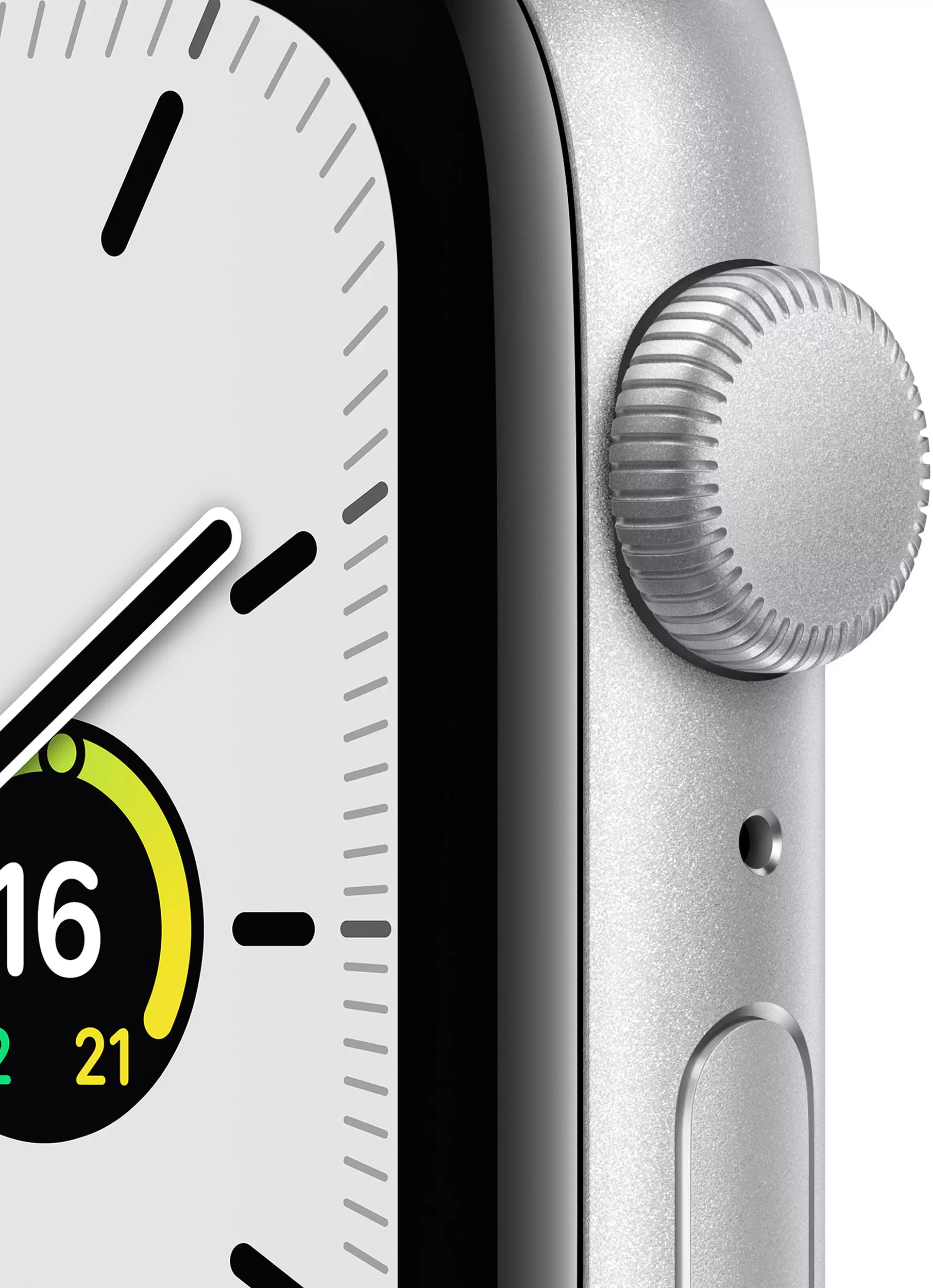 Смарт-часы Apple Watch SE 44mm серебристый с синим ремешком ЕСТ