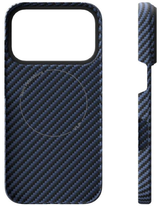Чехол для смартфона VLP Kevlar Case Apple iPhone 17 Pro MagSafe синий