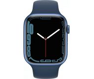 Смарт-часы Apple Watch Series 7 45mm синий с синим ремешком