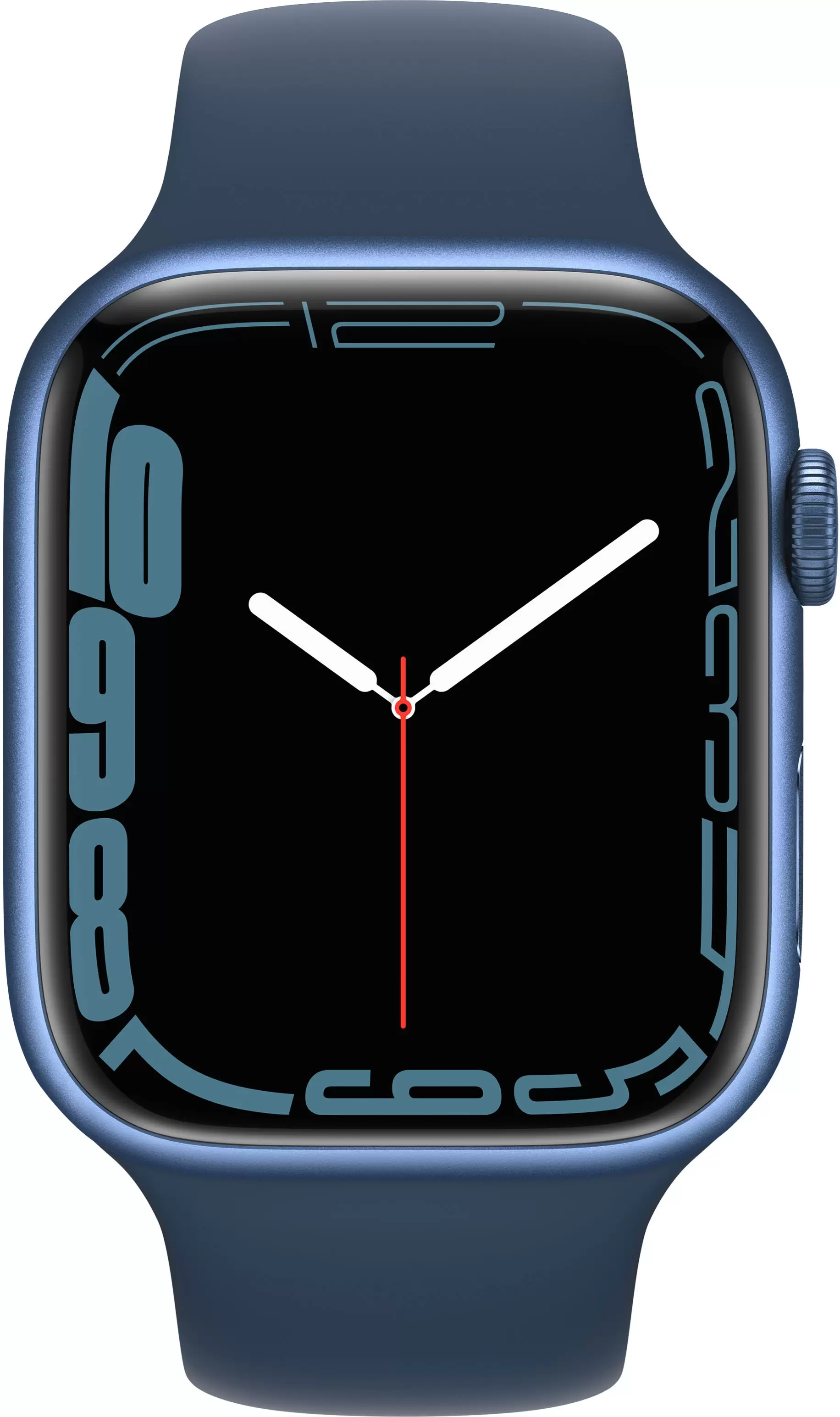 Смарт-часы Apple Watch Series 7 45mm синий с синим ремешком ЕСТ