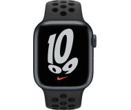 Смарт-часы Apple Watch Series 7 Nike 41mm черный с черным ремешком