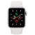 Смарт-часы Apple Watch Series 5 44mm серебристый с белым ремешком