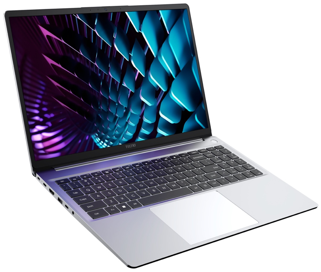 16" Ноутбук Tecno Megabook K16S R7-5800U/16GB/1TB SSD/W11H серебристый 