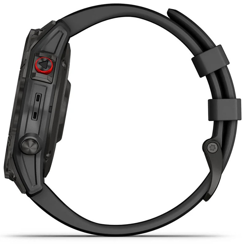 Смарт-часы Garmin Epix (Gen 2) Sapphire Edition 47мм черный с черным ремешком