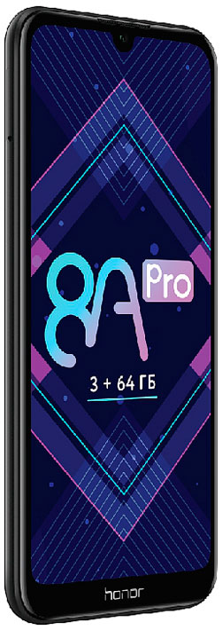 Смартфон Honor 8A Pro 3/64 ГБ черный