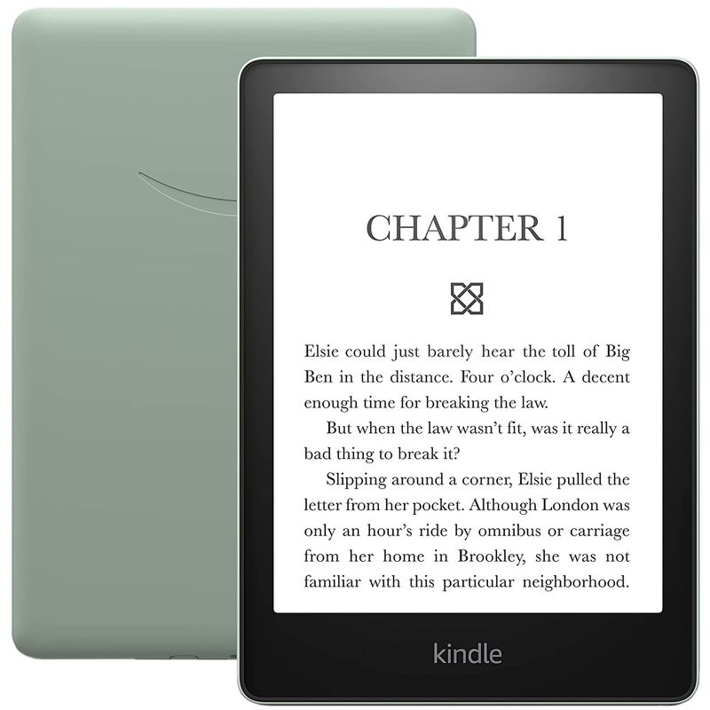 Электронная книга Amazon Kindle Paperwhite 2021 (11th gen) 32 ГБ Signature Edition зеленый