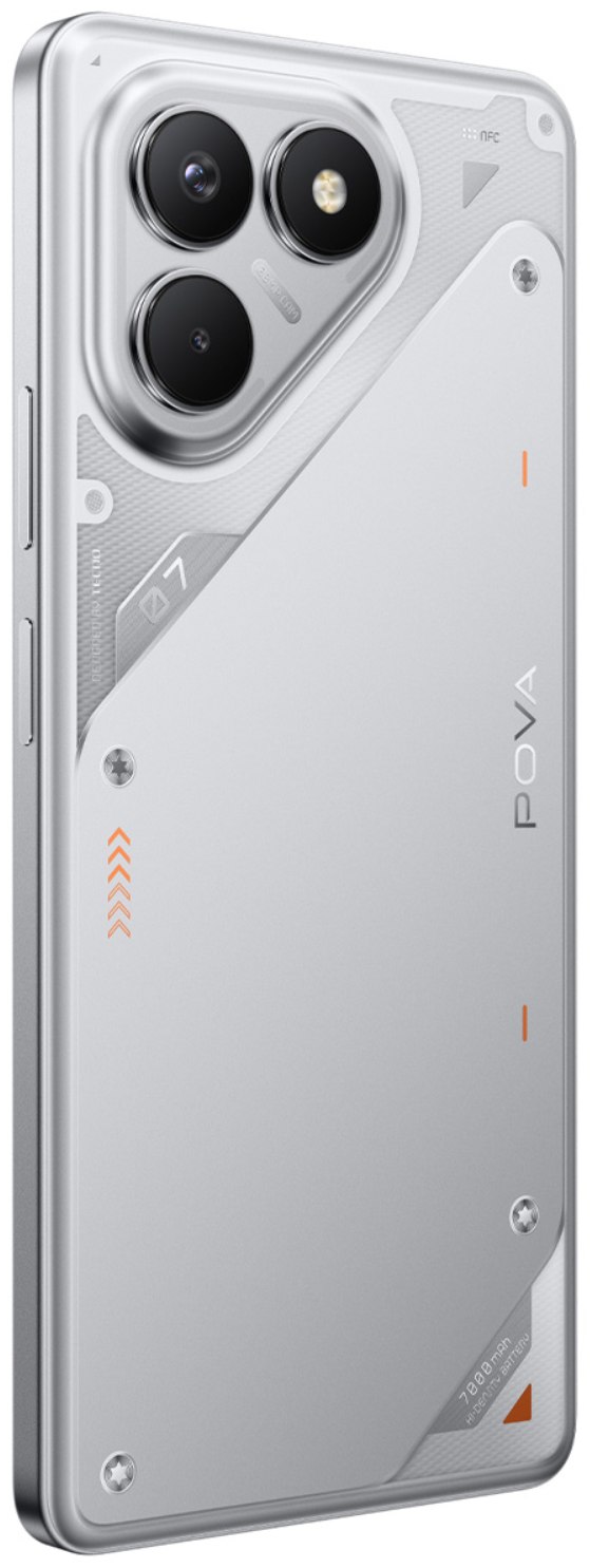 Смартфон Tecno POVA 7 Neo 8/128 ГБ серебристый
