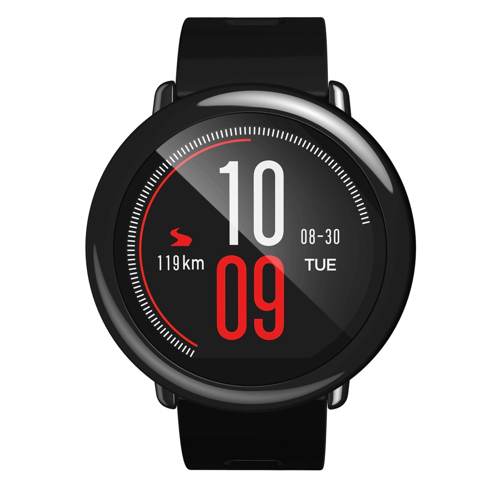 Смарт-часы Amazfit Pace черный с черным ремешком