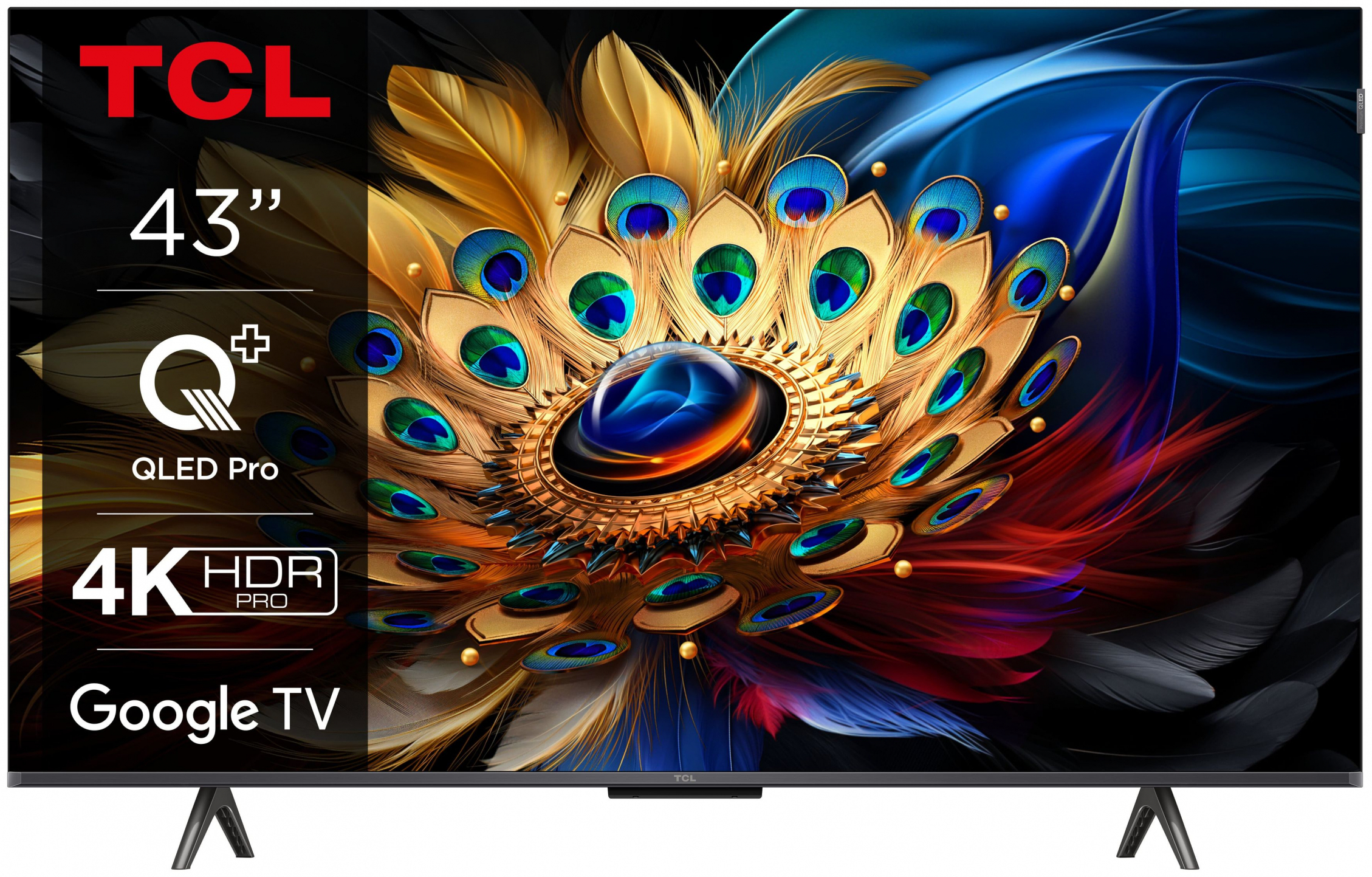 Телевизор TCL 43C655 43" черный