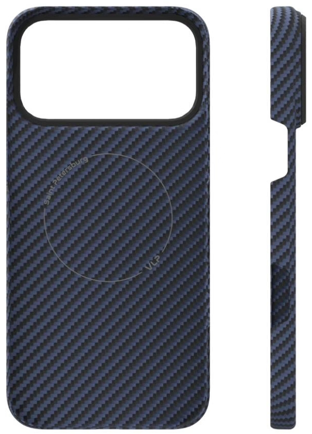 Чехол для смартфона VLP Kevlar Case Apple iPhone 17 Pro Max MagSafe синий