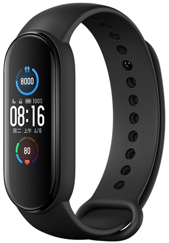 Фитнес-браслет Xiaomi Mi Band 5 черный