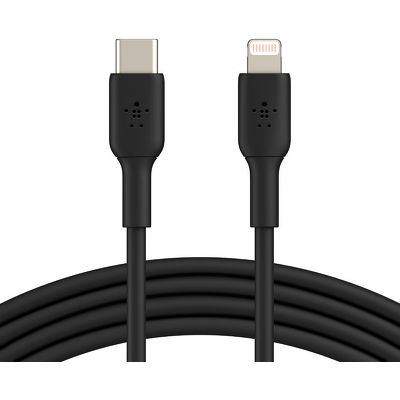 Кабель Belkin BoostCharge USB-C to Lightning 1m черный