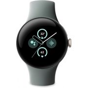 Смарт-часы Google Pixel Watch 2 золотистый с серым ремешком