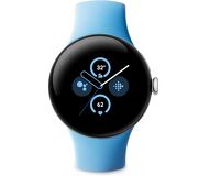 Смарт-часы Google Pixel Watch 2 серебристый с голубым ремешком