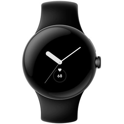 Смарт-часы Google Pixel Watch черный с черным ремешком