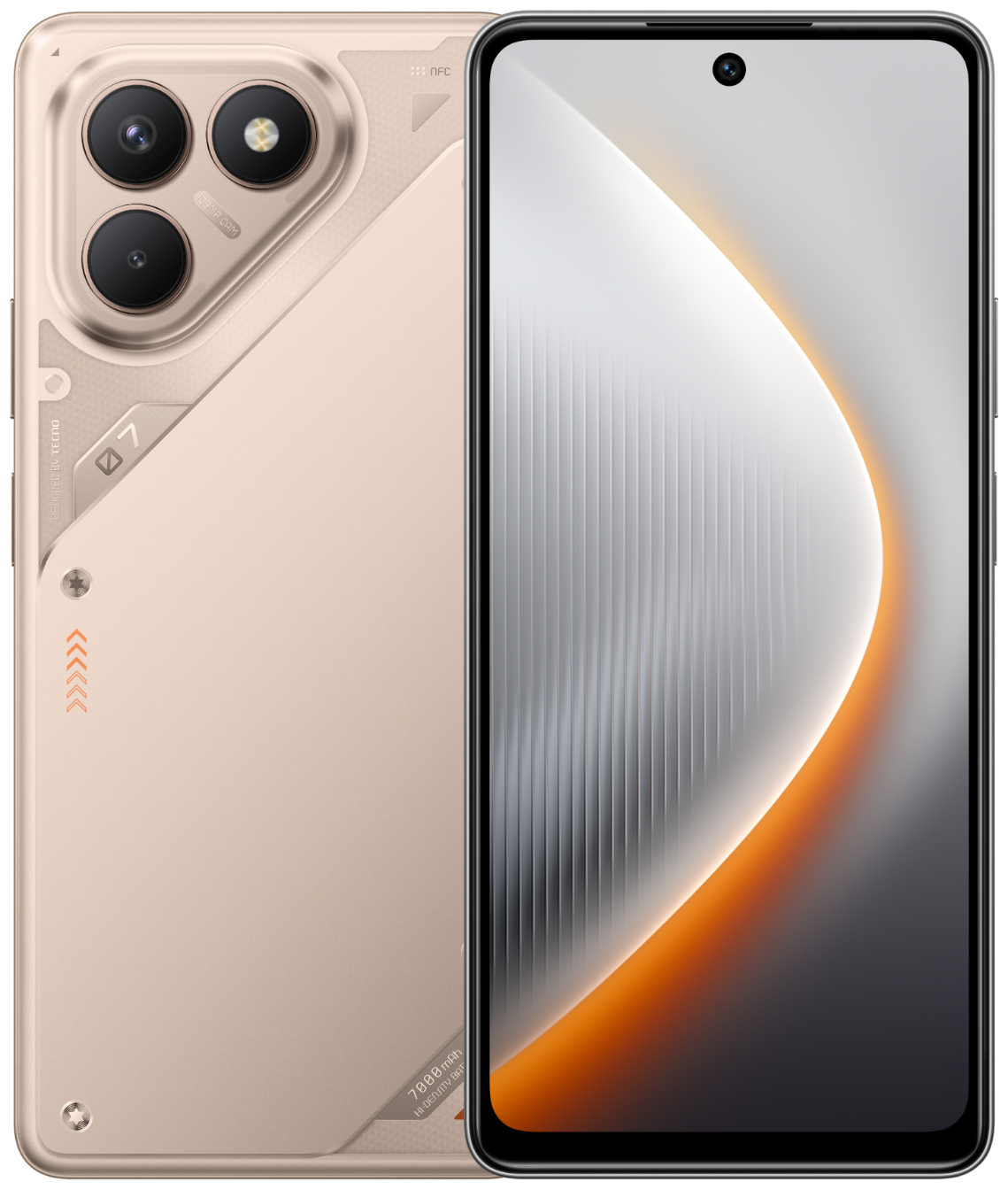 Смартфон Tecno POVA 7 Neo 8/256 ГБ бежевый