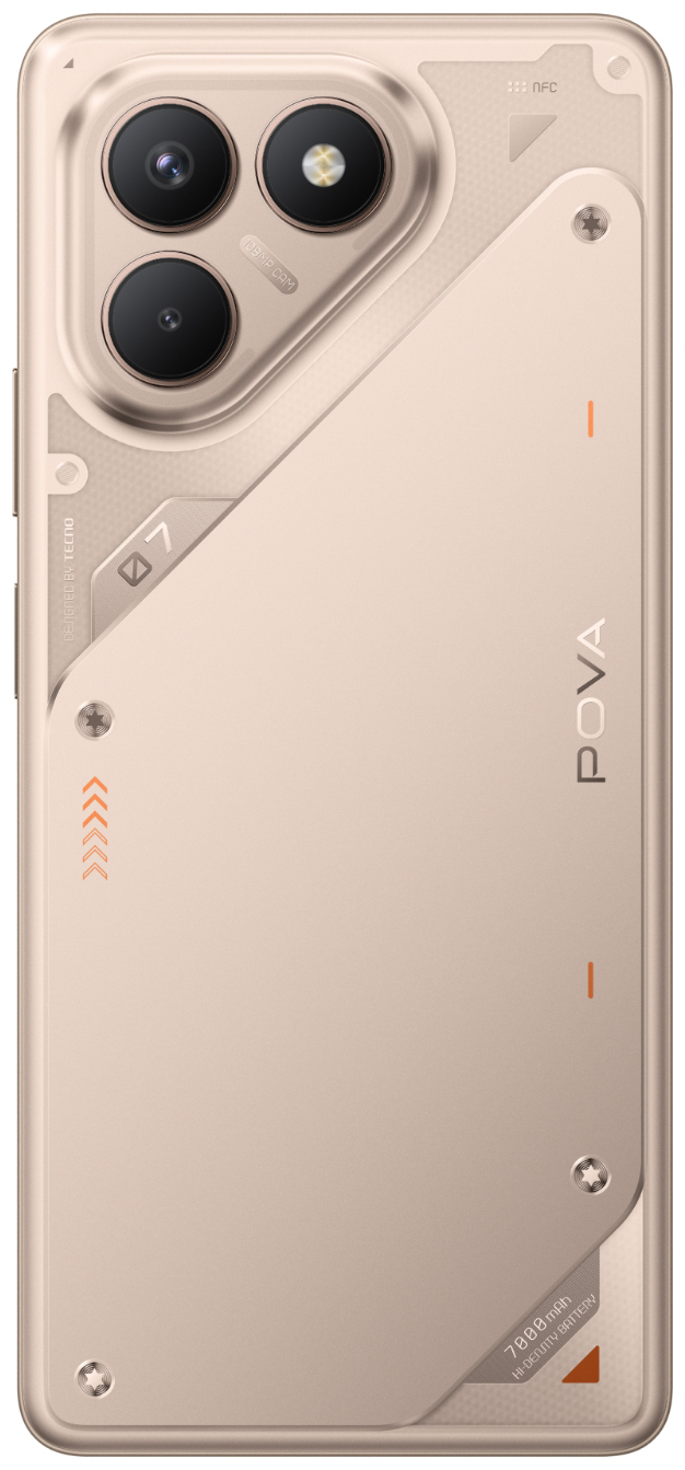 Смартфон Tecno POVA 7 Neo 8/256 ГБ бежевый