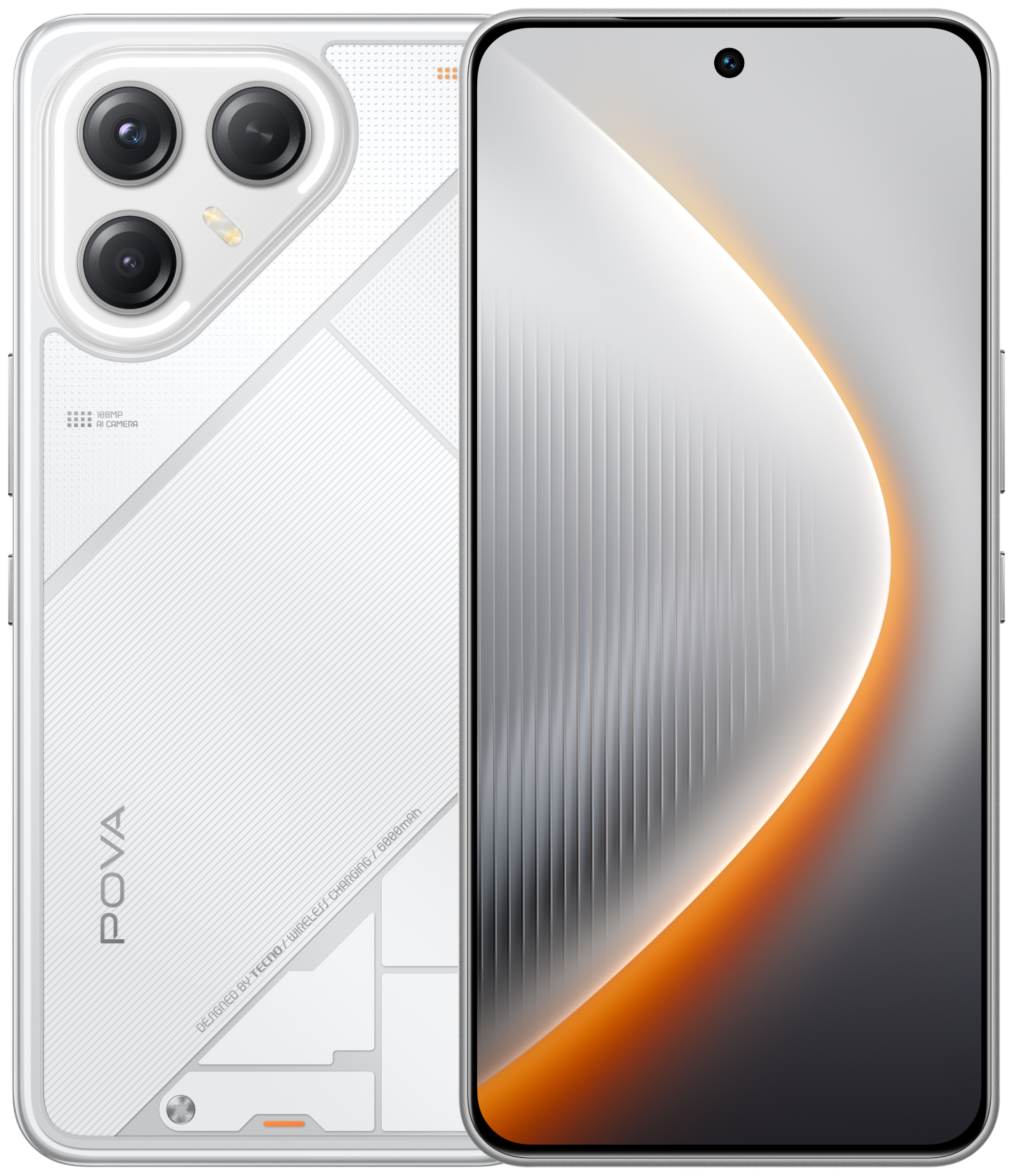 Смартфон Tecno POVA 7 Ultra 5G 12/256 ГБ белый